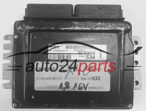 CALCULATEUR MOTEUR VOLVO S40 V40 1.8 16V SIEMENS S110602001 F, S110602001F, S 110 602 001 G, P30614534, 306 16 632