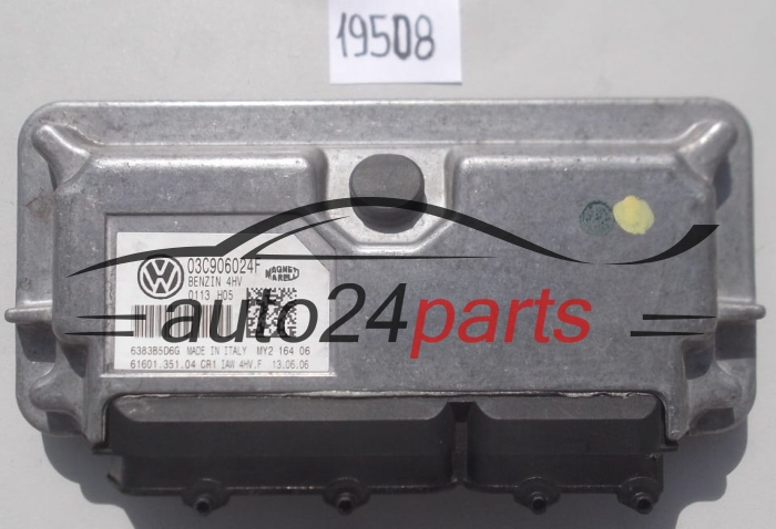 KOMPUTER STEROWNIK SILNIKA VOLKSWAGEN POLO MAGNETI MARELLI IAW 4HV.F, IAW4HVF, 03C 906 024 F