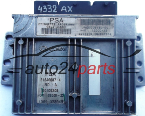 calculateur moteur pour peugeot 206 1.4