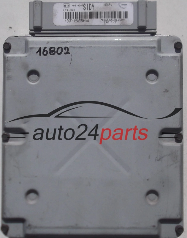 KOMPUTER STEROWNIK SILNIKA FORD FIESTA 1.6 VISTEON 1S6F-12A650-KA, 1S6F12A650KA, SIDY