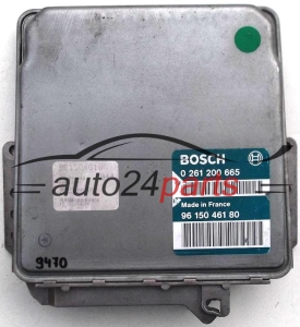 KOMPUTER STEROWNIK SILNIKA CITROEN ZX PEUGEOT 405 1.8 BOSCH 0 261 200 665, 0261200665, 96 150 461 80, 9615046180 - 9470, 9471, 17521