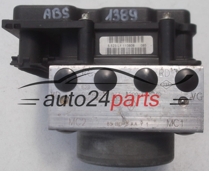 ABS POMPA I STEROWNIK RENAULT CLIO  0 265 232 077, 0265232077, 8200 747 140, 8200747140, 0 265 800 559, 0265800559