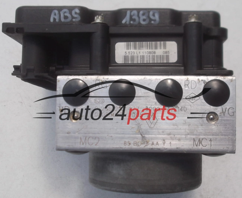 ABS POMPA I STEROWNIK RENAULT CLIO  0 265 232 077, 0265232077, 8200 747 140, 8200747140, 0 265 800 559, 0265800559