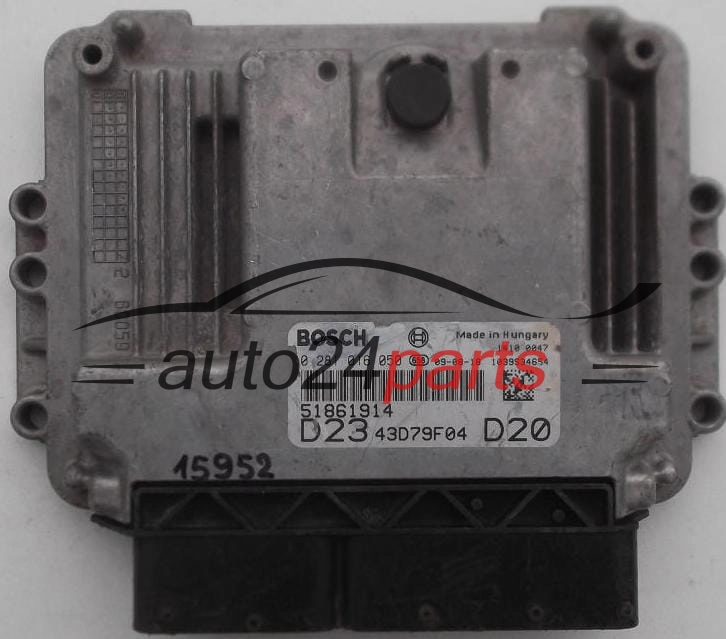 CALCULATEUR MOTEUR FIAT DUCATO JUMPER BOXER 2.3 JTD BOSCH 0 281 016 050, 0281016050, 51861914