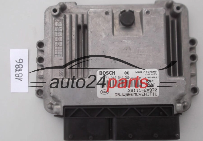 KOMPUTER STEROWNIK SILNIKA KIA CEED 1.6 CRDI BOSCH 0 281 019 544, 0281019544, 39111-2A970, 391112A970 