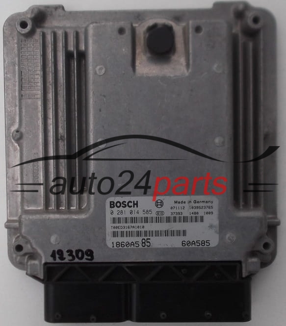 MOTORSTEUERGERÄT ECU STEUERGERAT MITSUBISHI LANCER 2.0 DID BOSCH 0 281 014 585, 0281014585, 1860A585, 60A585