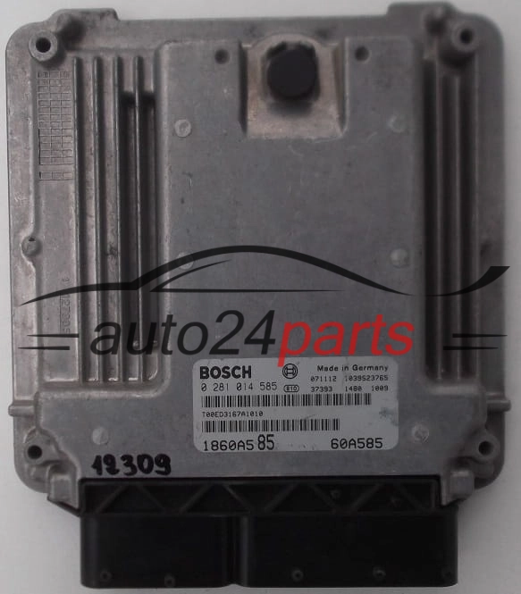MOTORSTEUERGERÄT ECU STEUERGERAT MITSUBISHI LANCER 2.0 DID BOSCH 0 281 014 585, 0281014585, 1860A585, 60A585