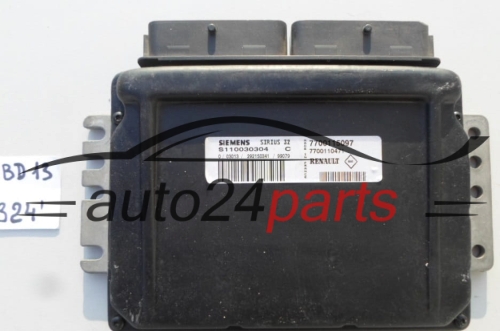 KOMPUTER STEROWNIK SILNIKA RENAULT CLIO 1.4 SIEMENS S110030304 C, 7700115097, 7700110471