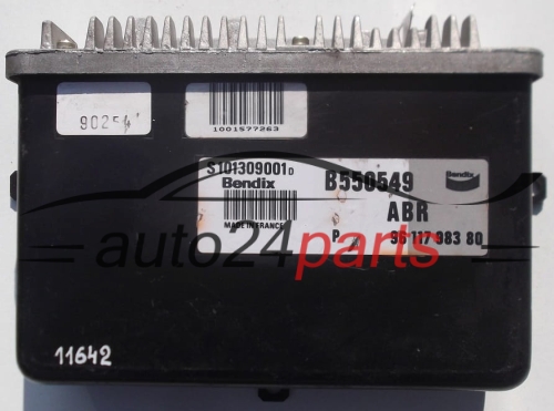 ABS STEUERGERAT PEUGEOT BENDIX S101309001, B550549, 96 117 983 80, 9611798380