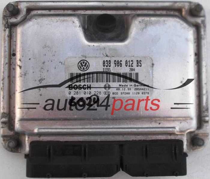 KOMPUTER STEROWNIK SILNIKA SEAT LEON TOLEDO 1.9 TDI AGR  038906012BS, BOSCH 0281010228, 28SA4211