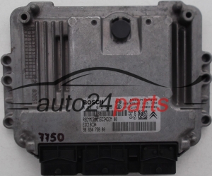 CENTRALITA DE MOTOR CITROEN C3, PEUGEOT 207 1.4 HDI, BOSCH 0 281 012 529, 0281012529, EDC16C34, 96 634 758 80, 9663475880