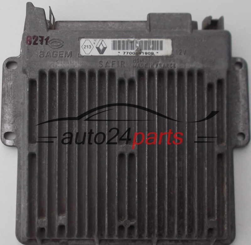  KOMPUTER STEROWNIK SILNIKA RENAULT CLIO 1.2, 7700101909 