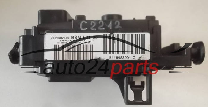CENTRALKA MODUL STEROWNIK KOMFORTU PEUGEOT 407 SIEMENS S118983001O, S118983001 O, 9661682580 BSM-L01-00