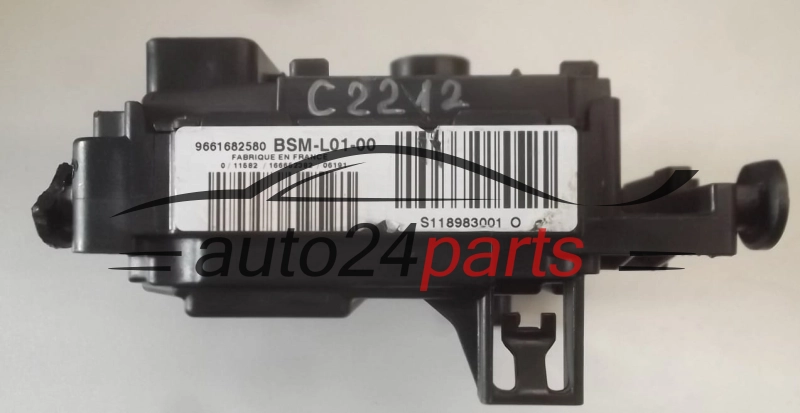 CENTRALKA MODUL STEROWNIK KOMFORTU PEUGEOT 407 SIEMENS S118983001O, S118983001 O, 9661682580 BSM-L01-00