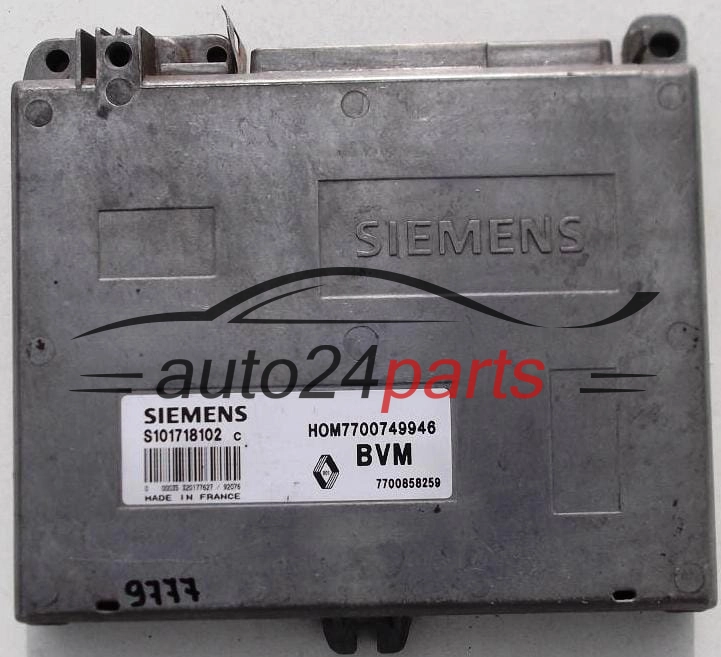 KOMPUTER STEROWNIK SILNIKA RENAULT CLIO 1.4, SIEMENS S101718102 C