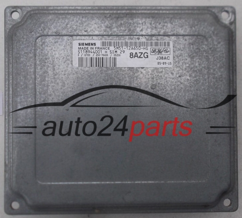 ECU CENTRALITA DE MOTOR  FORD FOCUS 1.6 16V SIEMENS S118944001 H,  FoMoCo 5M51-12A650-HGG