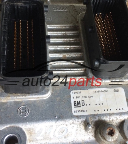KOMPUTER STEROWNIK SILNIKA OPEL ASTRA ZAFIRA BOSCH 0 261 208 600, GM 55354334