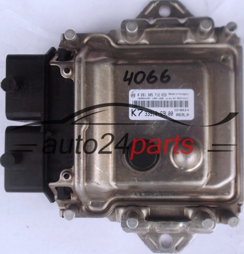 MOTORSTEUERGERÄT ECU STEUERGERAT SUZUKI SWIFT 1.2 BOSCH 0261S05712, 0 261 S05 712, 3391069L00, K7 33910-69L00 069L0, ECM-069L0-0 1039S41527