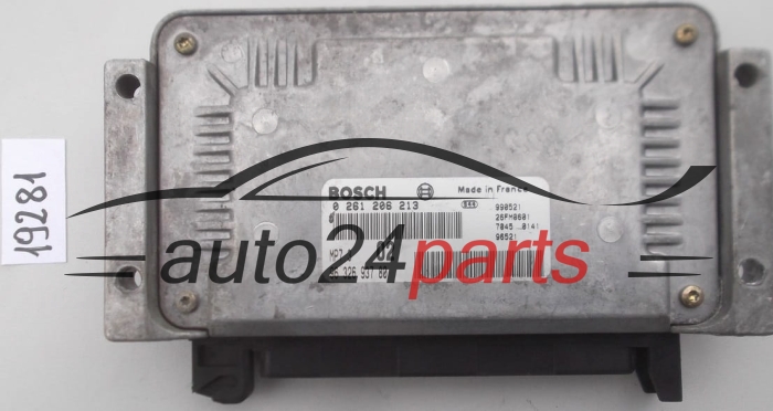 Centralita de motor PEUGEOT 206 BOSCH 0261206213 9632693780