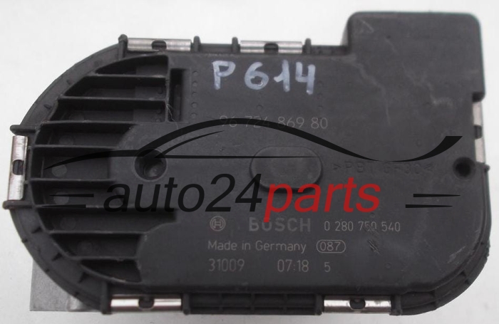 PRZEPUSTNICA POWIETRZA CITROEN PEUGEOT BOSCH 0 280 750 540, 0280750540, 96 724 869 80, 9672486980