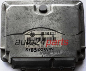 MOTORSTEUERGERÄT ECU STEUERGERAT VW VOLKSWAGEN POLO LUPO SEAT AROSA 1.7 SDI 038906013K, 038 906 013 K BOSCH 0281001749, 0 281 001 749
