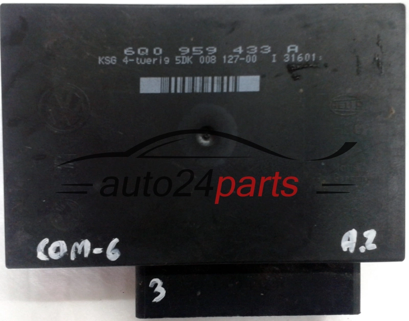 CENTRALKA MODUL STEROWNIK KOMFORTU VOLKSWAGEN SEAT SKODA HELLA 5DK 008 127-00