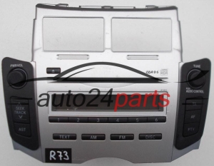 RADIO CD TOYOTA YARIS 86120-0D201 / 861200D201 / 122000-71110101 / 12200071110101 - R73
