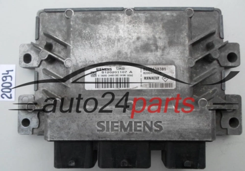KOMPUTER STEROWNIK SILNIKA RENAULT TWINGO 1.2 S120201107 A, S120201107A, 8200438381 