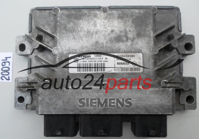 KOMPUTER STEROWNIK SILNIKA RENAULT TWINGO 1.2 S120201107 A, S120201107A, 8200438381 