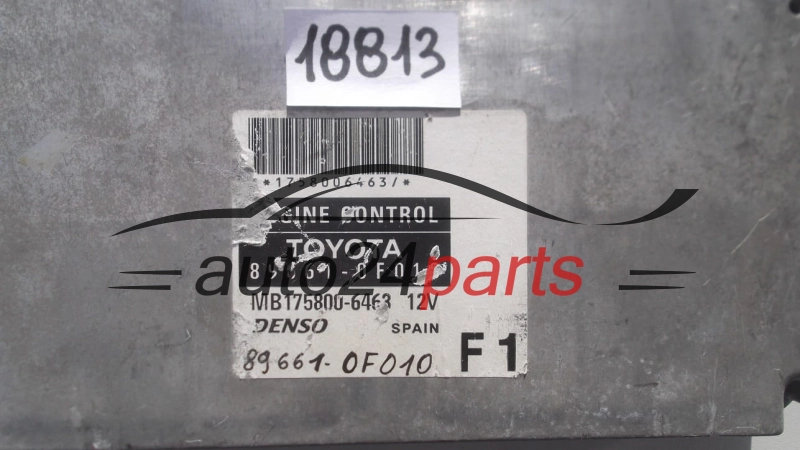 KOMPUTER STEROWNIK SILNIKA TOYOTA COROLLA VERSO 2.0 D4D 89661-0F010, 896610F010, MB175800-6463, MB1758006463