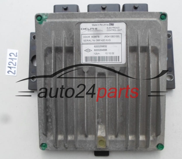 RENAULT 1.5 DCI DELPHI R0410B015B, 8200259832, 8200264698, DDCR 80967B 