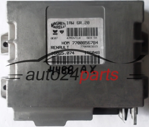 ECU CENTRALITA DE MOTOR RENAULT TWINGO 1.2 MAGNETI MARELLI IAW 6R.20, IAW6R20, 7700856784, 7700865819, 16085.074, 16085074