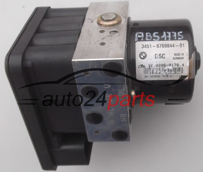POMPE HYDRAULIQUE ET CALCULATEUR d'ABS BMW E87 E90 3451-6769844-01,  ATE 10.0206-0178.4