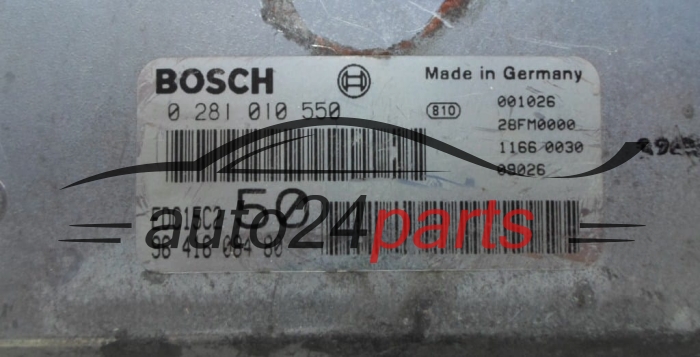 MOTORSTEUERGERÄT ECU STEUERGERÄT  CITROEN 2.0 HDI BOSCH 0 281 010 550, 96 416 084 80