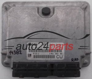MOTORSTEUERGERÄT ECU STEUERGERAT OPEL VECTRA BOSCH 0 281 001 872, 0281001872, GM 09 136 117 CU, 09136117CU