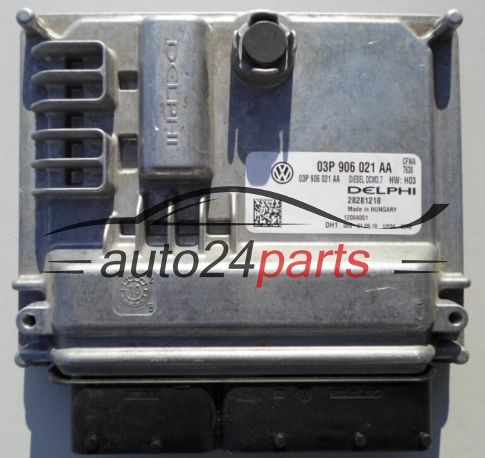 MOTORSTEUERGERÄT ECU STEUERGERAT VOLKSWAGEN SEAT 1.2 TDI DELPHI 28281218, 03P 906 021 AA