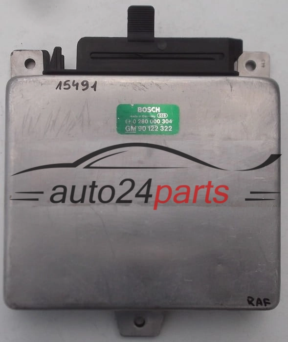 KOMPUTER STEROWNIK SILNIKA OPEL ASCONA KADETT BOSCH 0 280 000 304, 0280000304, GM 90 122 322, 90122322