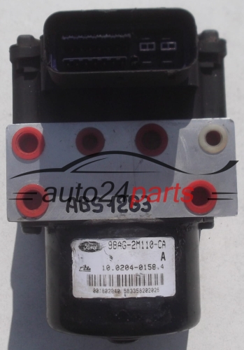 ABS POMPA I STEROWNIK FORD FOCUS BERLINA 98AG-2M110-CA, 98AG2M110CA, ATE 10.0204-0158.4, 10020401584, 10.0948-0105.3, 10094801053, 5WK8 458