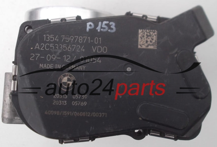 Boitier de papillon BMW 3 ER E90 A2C53356724 1354759787101