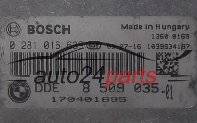 ECU CENTRALITA DE MOTOR BMW X5 E70 X6 X71 3.0 DIESEL BOSCH 0281016639