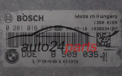 ECU CENTRALITA DE MOTOR BMW X5 E70 X6 X71 3.0 DIESEL BOSCH 0281016639