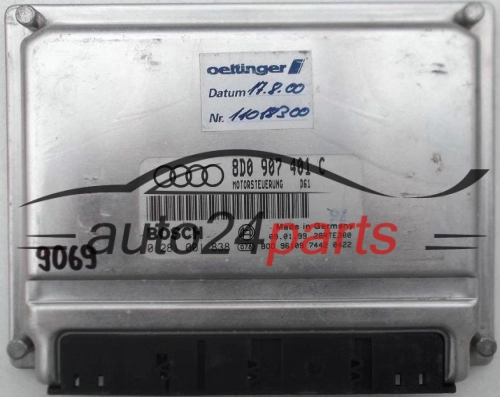 KOMPUTER STEROWNIK SILNIKA AUDI A4, A6, B5 2.5 TDI, BOSCH 0 281 001 838, 0281001838, 8D0 907 401 C, 8D0907401C