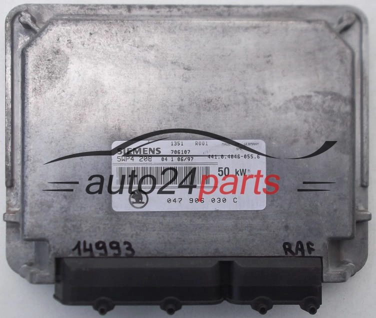 Sterownik silnika SKODA FELICIA 1.3 SIEMENS 5WP4208 047906030C - 14993