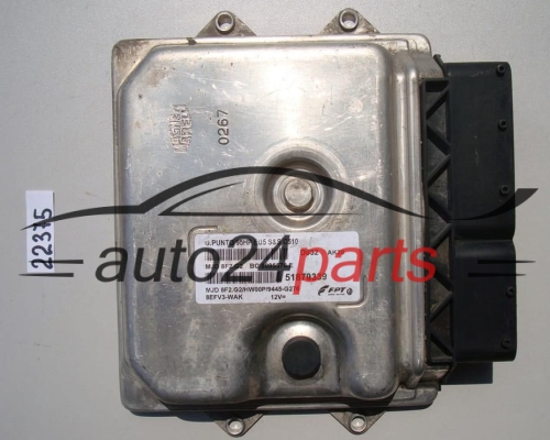 MOTORSTEUERGERÄT ECU STEUERGERAT FIAT PUNTO EVO 1.3 JTD MJD 8F2.G2, MJD8F2G2, 51879339, 95HP