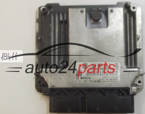 KOMPUTER STEROWNIK SILNIKA SKODA YETI 1.8 TSI BOSCH 0 261 S05 744, 0261S05744, 5L0 907 115 C, 5L0907115C, MED17.5