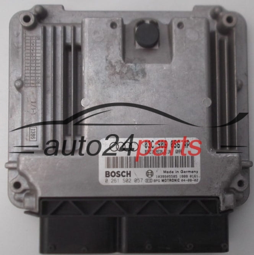 CALCULATEUR MOTEUR AUDI A3 1.6 FSI BOSCH 0 261 S02 057,  03C 906 056 AP