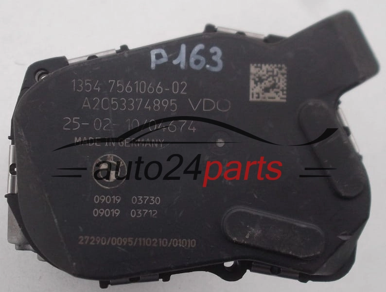 Przepustnica powietrza BMW 3 ER E87 E90 E92 SIEMENS A2C53374895 1354756106602
