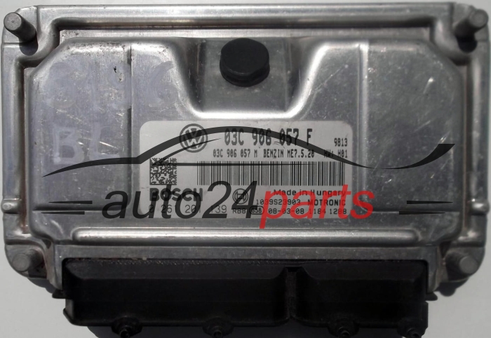 KOMPUTER STEROWNIK SILNIKA SKODA FABIA 1.6 03C906057F, 03C 906 057 F, 03C906057M, 03C 906 057 M, BOSCH 0261201139, 0261201139, BENZIN MED7.5.20 9813, 1039S23903 