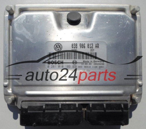 MOTORSTEUERGERÄT ECU STEUERGERÄT  VOLKSWAGEN POLO 1.9 SDI AGD BOSCH 0 281 010 109,  038 906 012 AR