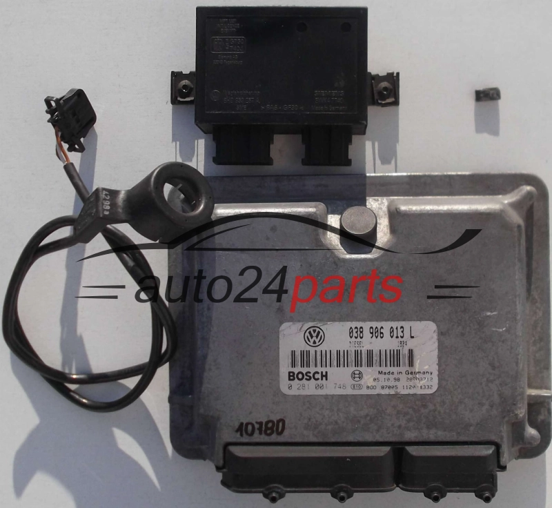 ECU CENTRALITA DE MOTOR SEAT AROSA VW VOLKSWAGEN LUPO 1.7 SDI 038 906 013 L, 038906013L, BOSCH 0 281 001 748, 0281001748